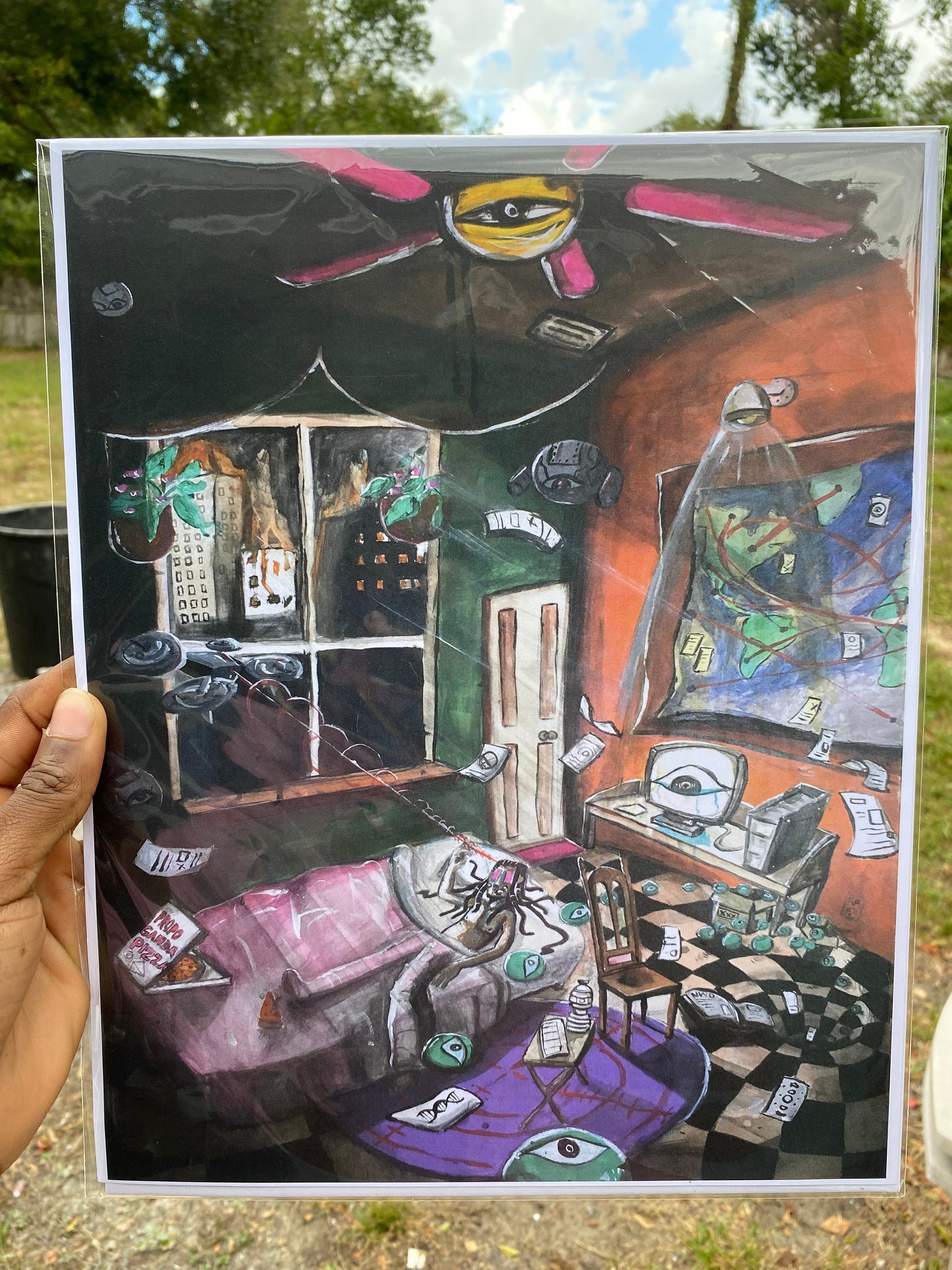 "Quarantine" print