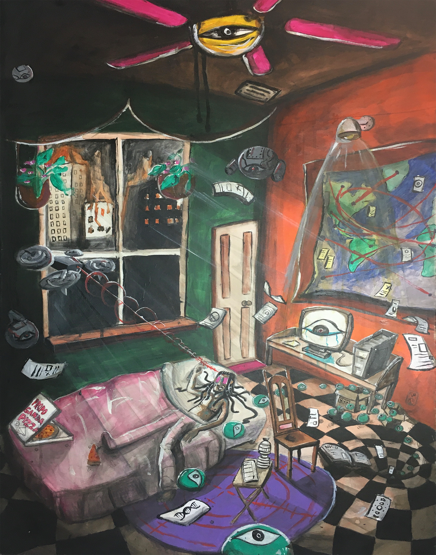 "Quarantine" print